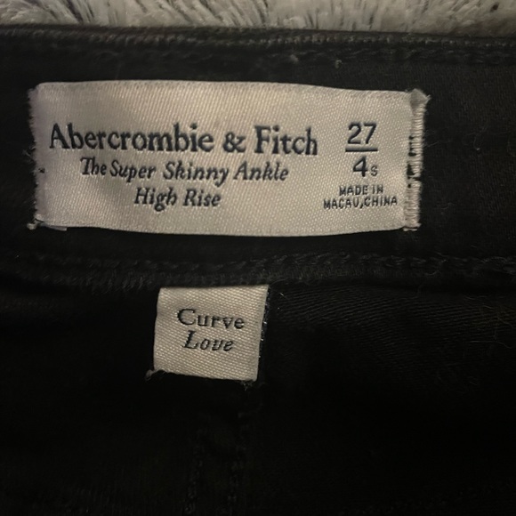 Abercrombie Super Skinny High Rise Ankle Jean Curve Love - Picture 3 of 7